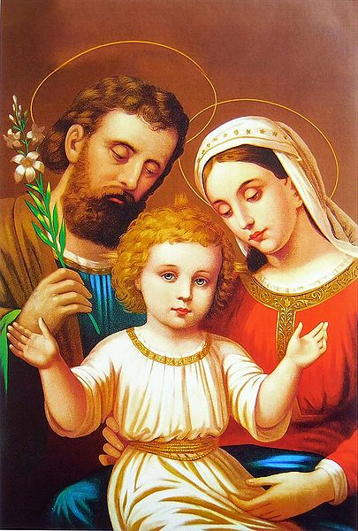 Joseph, Mother Mary and Baby Jesus