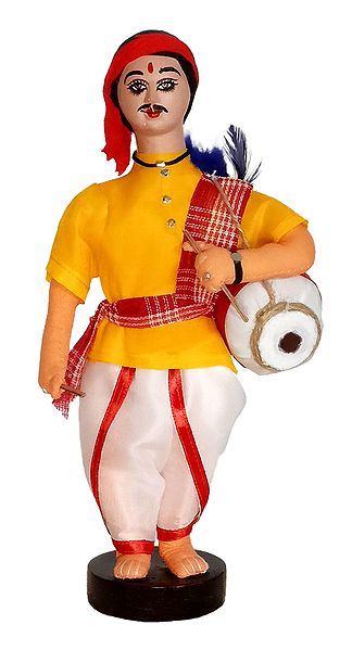 Bengali Dhaki - Cloth Doll