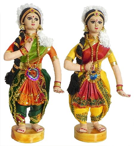 Pair of Bharatnatyam Dancers