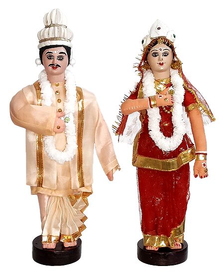 Bengali Bridal Doll- Cloth Doll