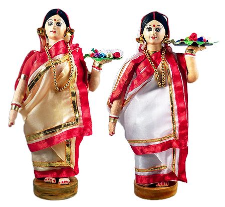 Pair of Bengali Pujarini