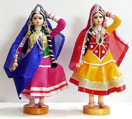 A Pair of Rajasthani Folk Dancers