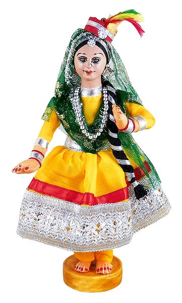 Kathak Dancer - Cloth Doll