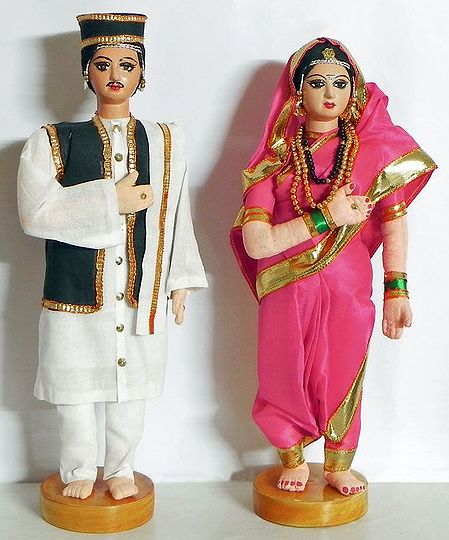 Maharashtrian Bride and Bridegroom