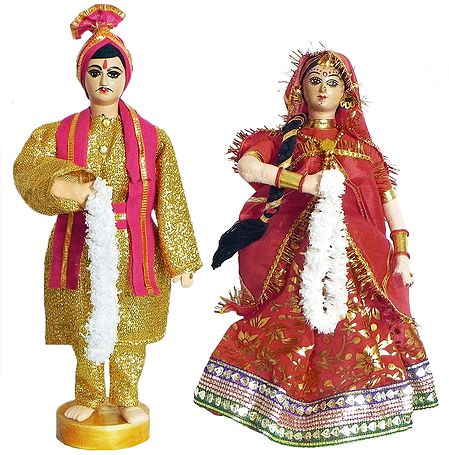 Marwari Bride and Bridegroom