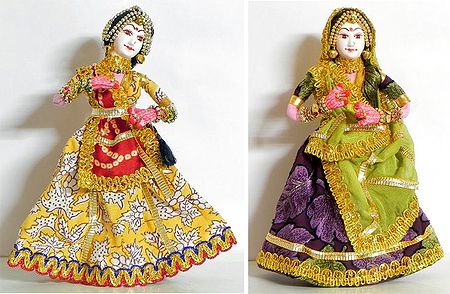 A Pair of Rajasthani Brides