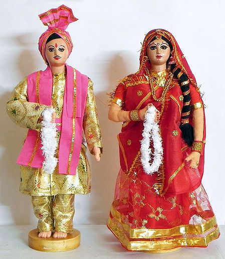 Rajput Bride and Bridegroom