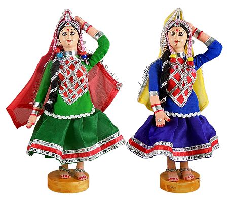 Pair of Rajasthani Folk Dancers