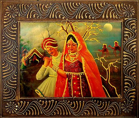 Gujrati Couple - Wall Hanging