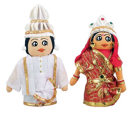 Bengali Bridal Doll - Set of 2