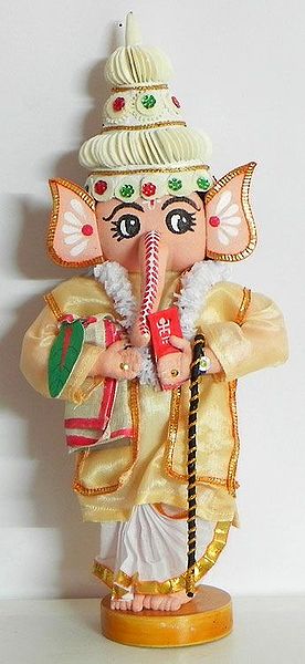 Lord Ganesha as Bengali Bridegroom