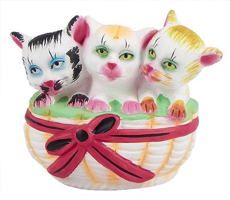Three Kittens in a Basket