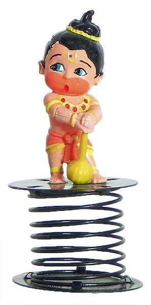 Hanuman Car Dashboard Springy Figure
