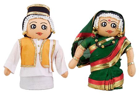 Marathi Bridal Doll - Set of 2