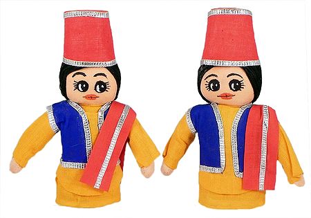 Qawwali Singers - Set of 2 Cloth Dolls