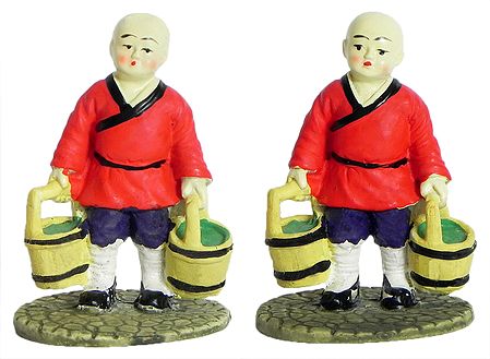 Shaolin Trainee Monks - Set of 2