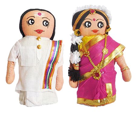 Tamil Bride and Bridegroom Doll