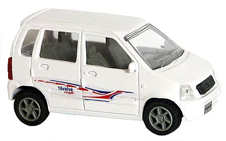 White Wagon-R - Acrylic Toy