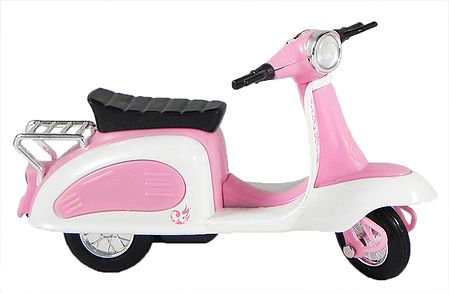 Pink with White Scooter - Acrylic Toy