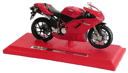 Red Suzuki Motor Bike - Acrylic Toy