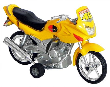 Yellow Karizma Motorbike