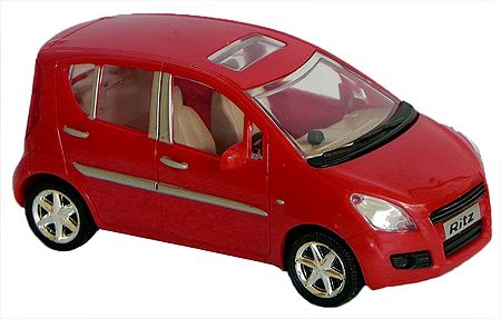 Red Acrylic Toy Car