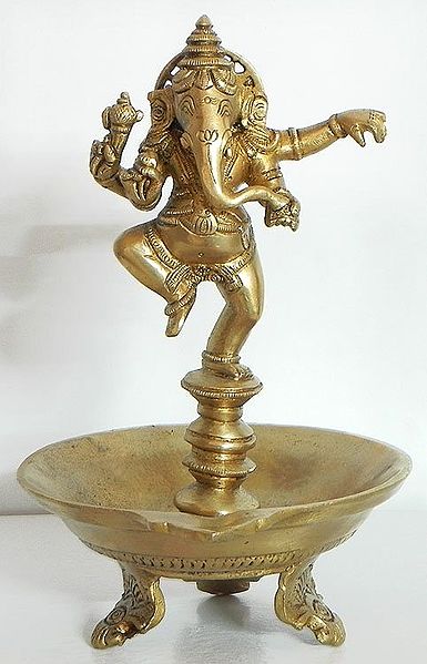 Ganesha Oil Lamp