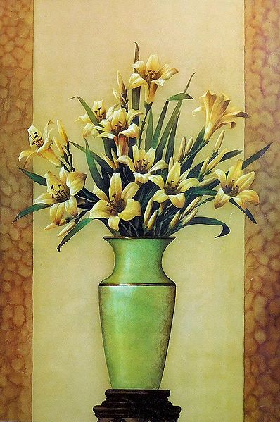 Yellow Flowers  in a Vase
