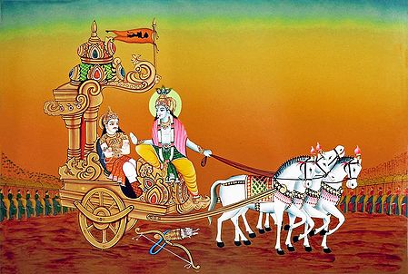 Gita Updesh by Krishna to Arjuna
