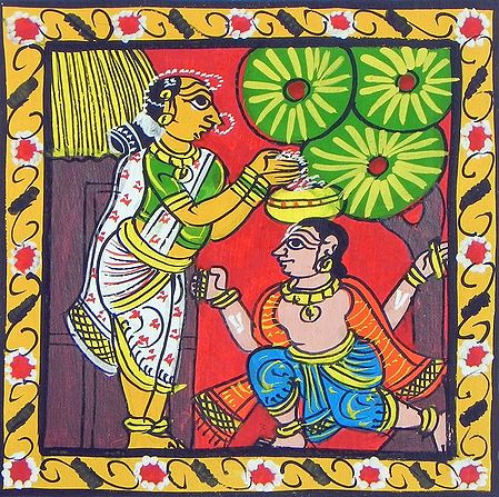 Yashoda and Krishna                                                                                                                                                                                                                                            