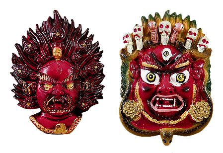 Mahakal Mask - Set of 2 Magnet