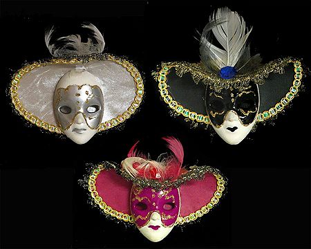 Masks - Set of Three Magnets