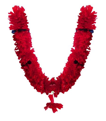 Red Synthetic Paper Garland
