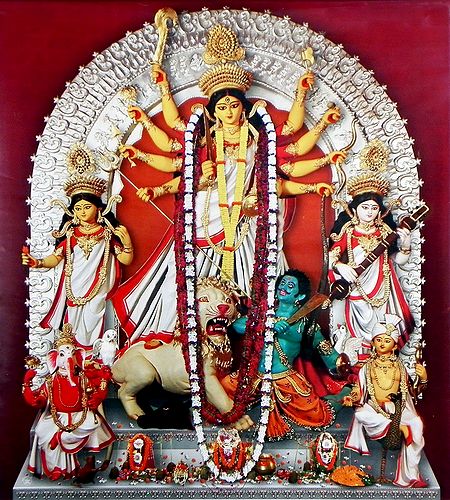 Durga with Family