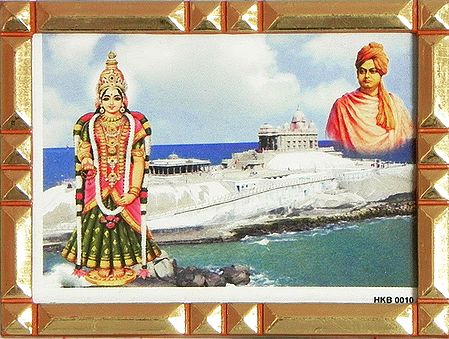 Kanyakumari, Swami Vivekananda and Rock Temple - Table Top Picture