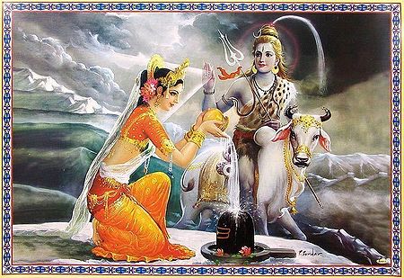 Parvati Pines and Prays for Lord Shiva