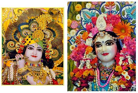 Radha Krishna - Set of 2 Poster