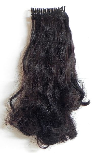 Brown Curly Hair Extension with Clutcher