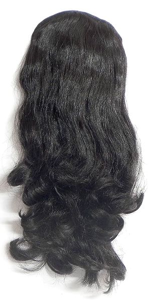 Synthetic Hair Extension with Step Curl