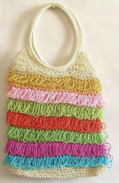 Multicolor Crochet Bag