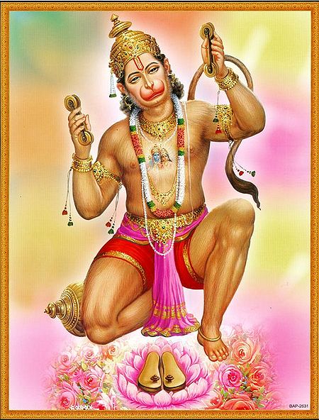 Hanuman Singing Ram Bhajan