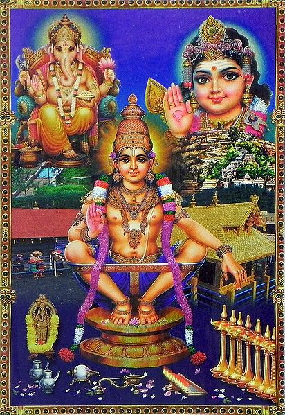 Ayappan,Murugan and Ganesha