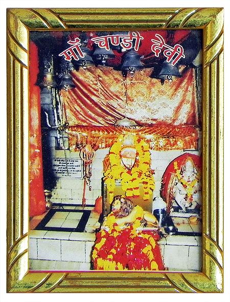 Maa Chandi Devi - Table Top Picture