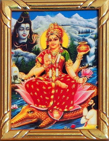 Gangabataran - Goddess Ganges Descending from Himalayas