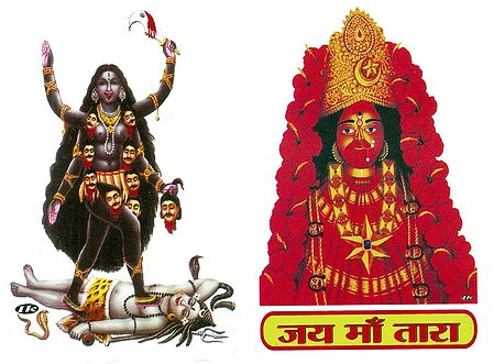 Goddess Kali - Set of 2 Stickers