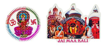 Lakshmi and Kali - Set of Two Stickers