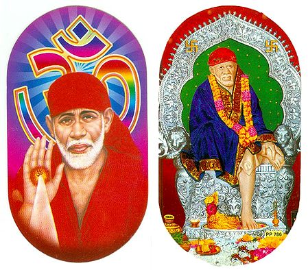 Shirdi Sai Baba - Set of Two Stickers