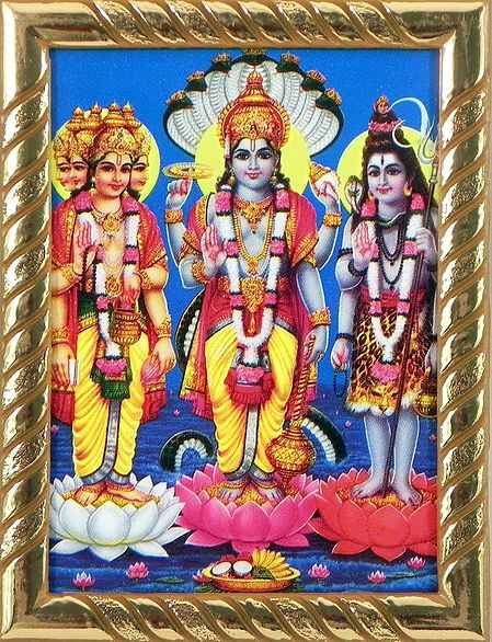 Tridev - Brahma, Vishnu and Shiva