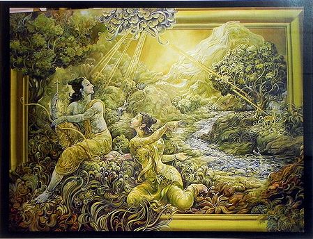 Sita Requests Rama to Fetch the Illusory Golden Deer
