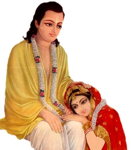 Chaitanyadev with Lakshmipriya